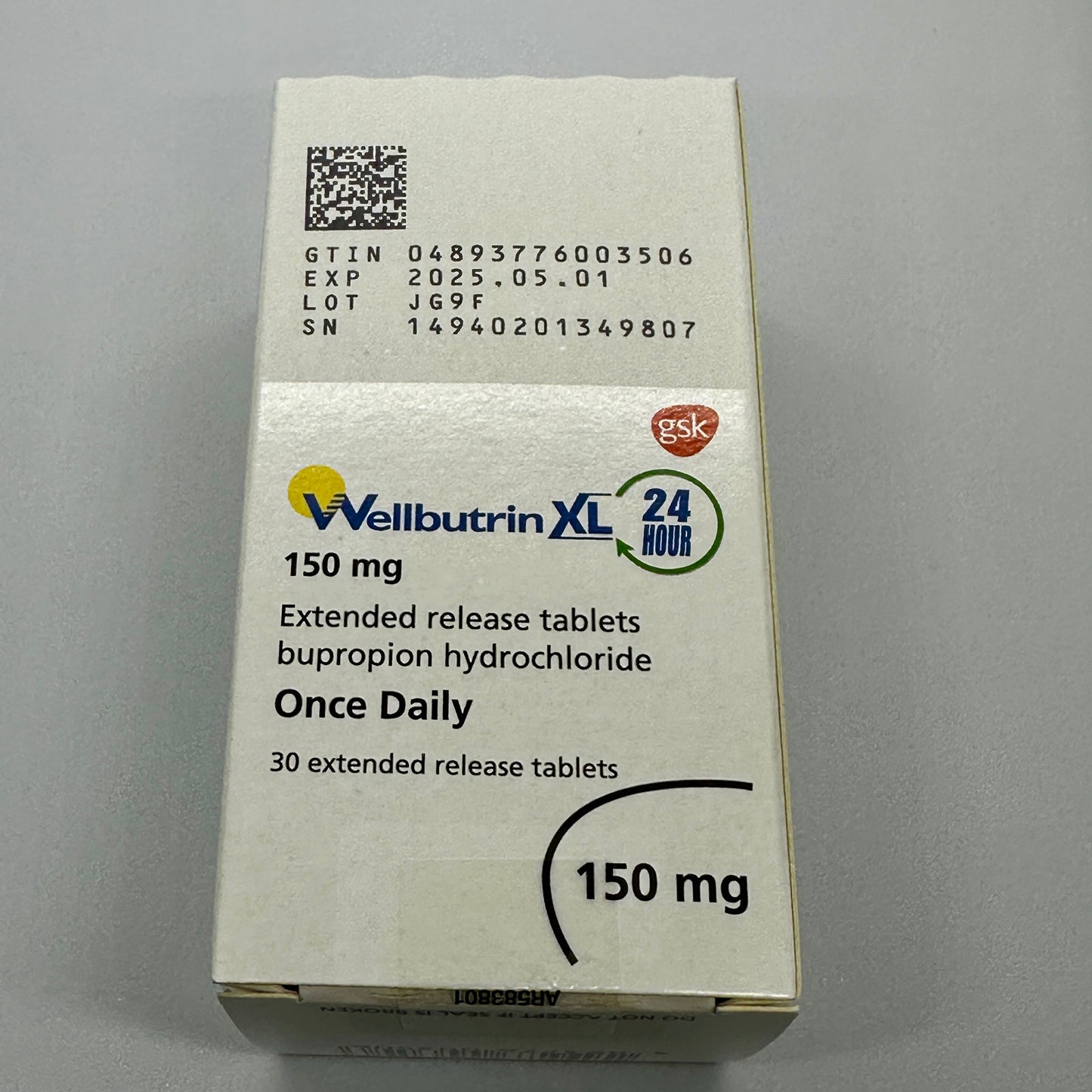 安非他酮威克倦Wellbutrin XL 150mg 30片